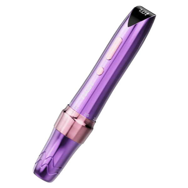 Wireless Tattoo Pen Machine With 2.2MM-3.2MM Adjustable Strokes Permanent Makeup | Mast P60<span> - </span>Purple