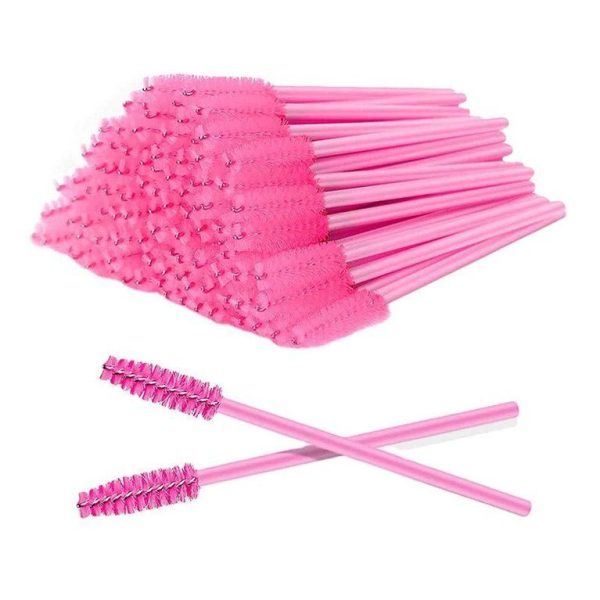 POPU - Disposable Eyebrow Brush 50pcs - Pink