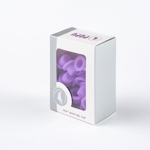 POPU - Soft Ink Cups - Purple - 60pcs